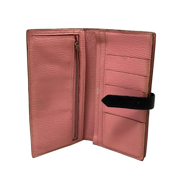 HERMES Bearn Souffle - Black Chevre Square R Long Wallet 402-080625 - Picture 5 of 8